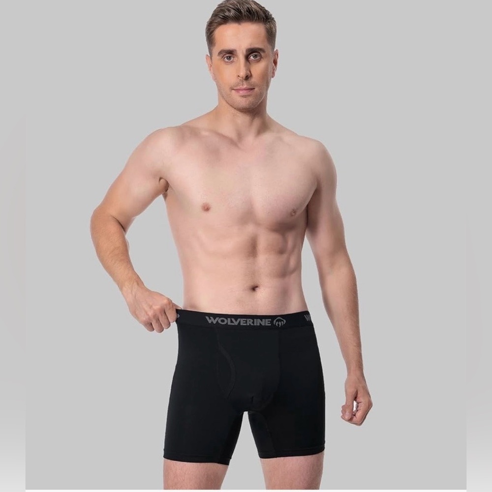 Wolverine Boxer Briefs 2 Pack , Black, XX-Large - Picture 2 of 7